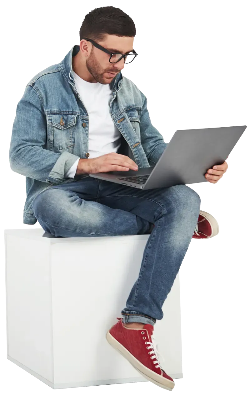 Juan Alfaro — Frontend Developer & UI Designer, working at their desk